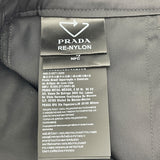 プラダ PRADA トライアングルロゴカーゴパンツ SPH130 ブラック ナイロン メンズ カーゴパンツ