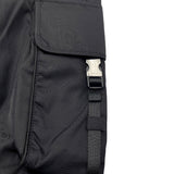 プラダ PRADA トライアングルロゴカーゴパンツ SPH130 ブラック ナイロン メンズ カーゴパンツ