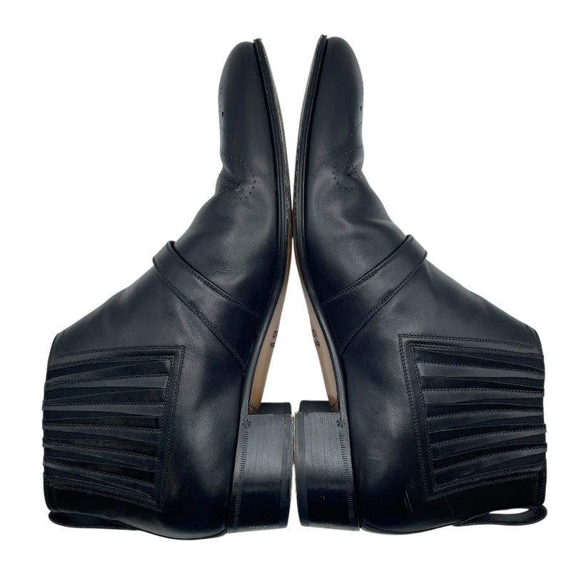 グッチ GUCCI サイドゴアアンクルブーツ 563268 ブラック レザー メンズ ブーツ