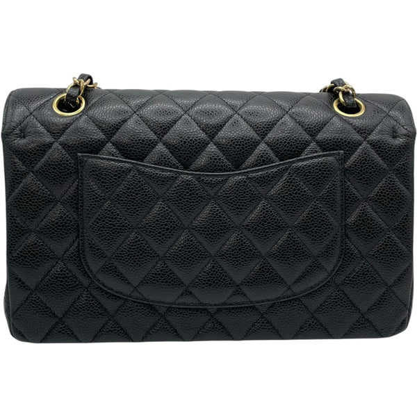 シャネル CHANEL マトラッセ25 A01112 23番台 ブラック GD金具 キャビア レディース ショルダーバッグ