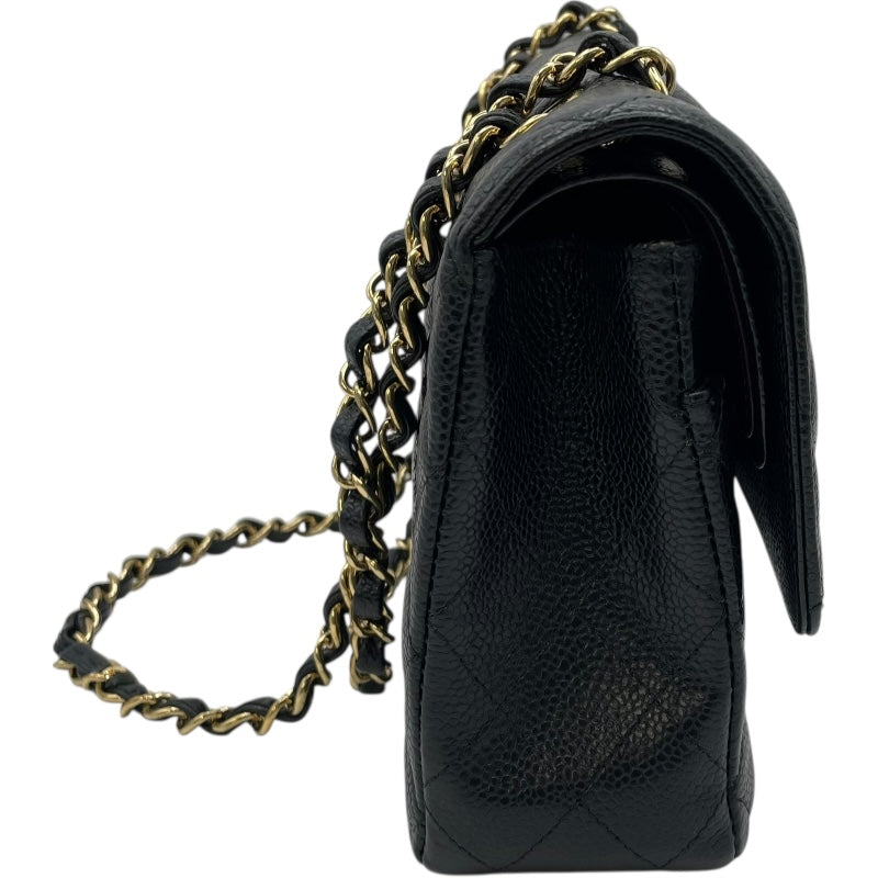 シャネル CHANEL マトラッセ25 A01112 23番台 ブラック GD金具 キャビア レディース ショルダーバッグ