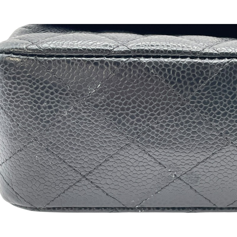 シャネル CHANEL マトラッセ25 A01112 23番台 ブラック GD金具 キャビア レディース ショルダーバッグ