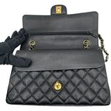 シャネル CHANEL マトラッセ25 A01112 23番台 ブラック GD金具 キャビア レディース ショルダーバッグ