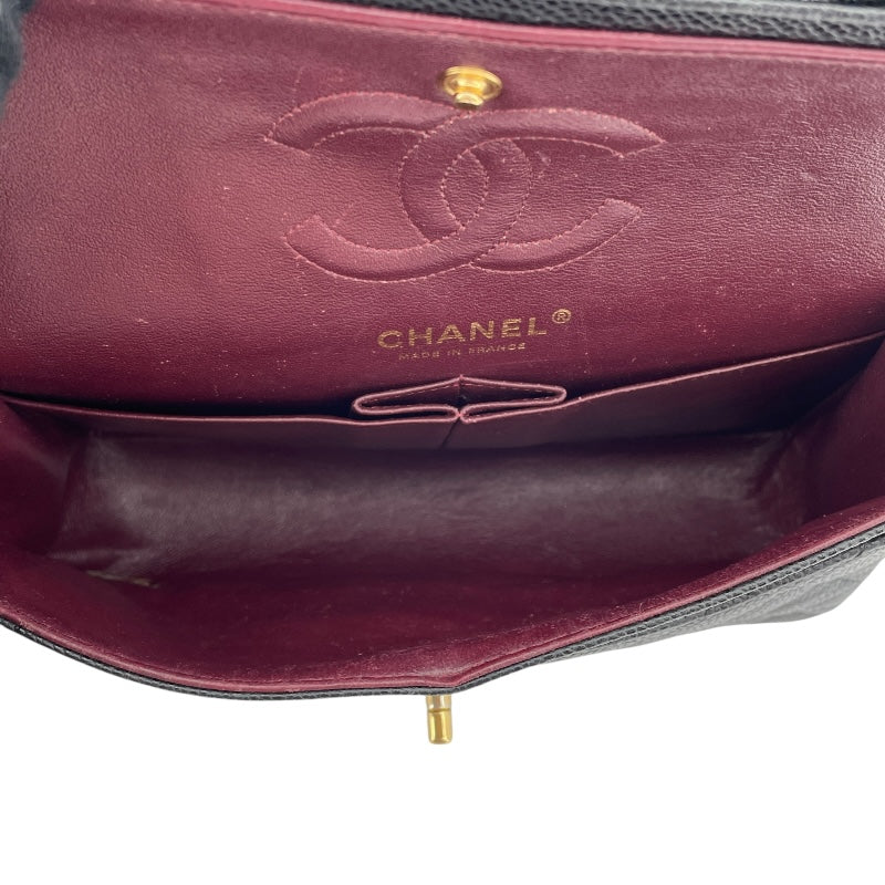 シャネル CHANEL マトラッセ23 A01113 16番台 ブラック GD金具 キャビアスキン レディース ショルダーバッグ