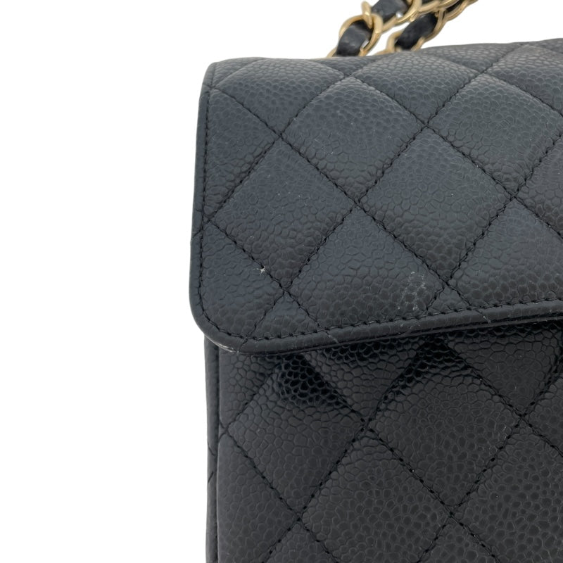 シャネル CHANEL マトラッセ23 A01113 16番台 ブラック GD金具 キャビアスキン レディース ショルダーバッグ