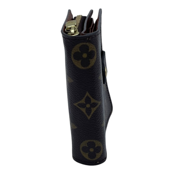 ルイ・ヴィトン LOUIS VUITTON コンパクトジップ M61667 ブラウン モノグラムキャンバス レディース 二つ折り財布