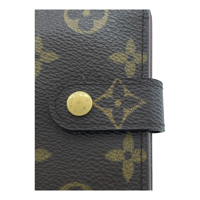 ルイ・ヴィトン LOUIS VUITTON コンパクトジップ M61667 ブラウン モノグラムキャンバス レディース 二つ折り財布