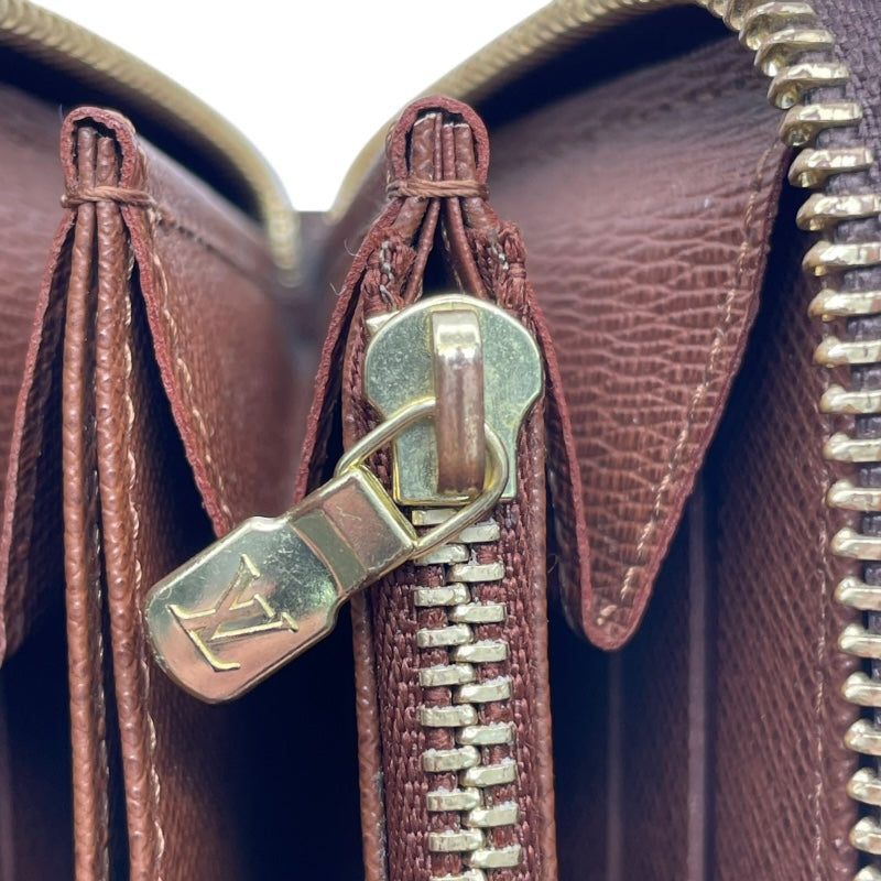 ルイ・ヴィトン LOUIS VUITTON ジッピーウォレット M60017 ブラウン モノグラムキャンバス ユニセックス 長財布