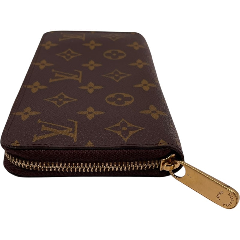 ルイ・ヴィトン LOUIS VUITTON ジッピーウォレット M60017 ブラウン モノグラムキャンバス ユニセックス 長財布