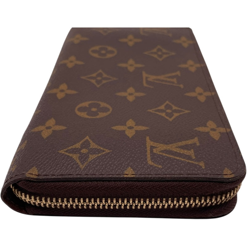 ルイ・ヴィトン LOUIS VUITTON ジッピーウォレット M60017 ブラウン モノグラムキャンバス ユニセックス 長財布