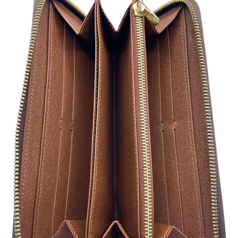ルイ・ヴィトン LOUIS VUITTON ジッピーウォレット M60017 ブラウン モノグラムキャンバス ユニセックス 長財布