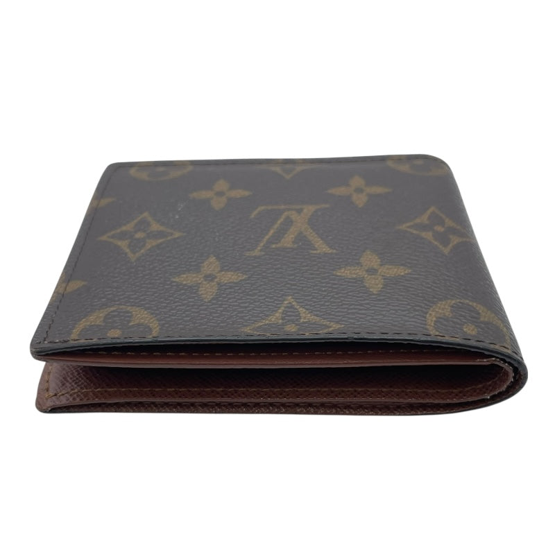 ルイ・ヴィトン LOUIS VUITTON ポルトフォイユ・マルコNM M62288 ブラウン モノグラムキャンバス メンズ 二つ折り財布