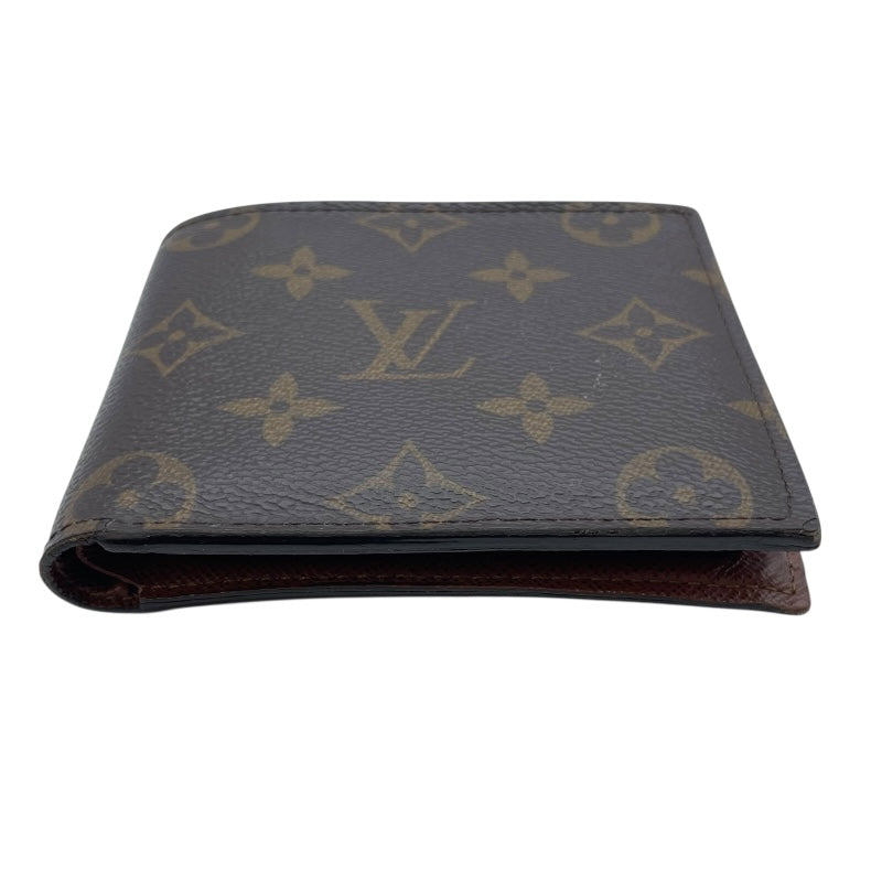 ルイ・ヴィトン LOUIS VUITTON ポルトフォイユ・マルコNM M62288 ブラウン モノグラムキャンバス メンズ 二つ折り財布