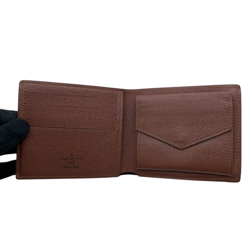 ルイ・ヴィトン LOUIS VUITTON ポルトフォイユ・マルコNM M62288 ブラウン モノグラムキャンバス メンズ 二つ折り財布
