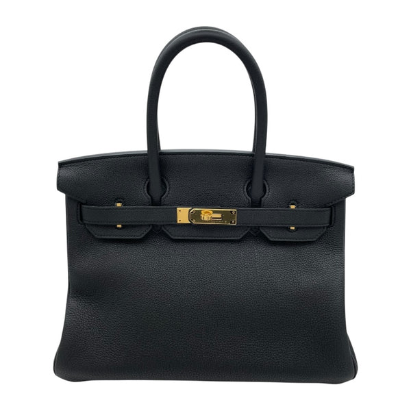 エルメス HERMES バーキン30 キャンディ A刻 ブラック GD金具 トゴ レディース ハンドバッグ