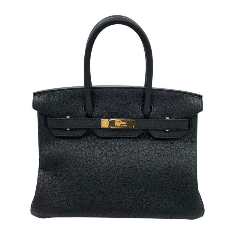 エルメス HERMES バーキン30 キャンディ A刻 ブラック GD金具 トゴ レディース ハンドバッグ