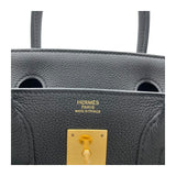 エルメス HERMES バーキン30 キャンディ A刻 ブラック GD金具 トゴ レディース ハンドバッグ