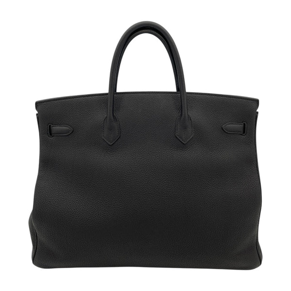 エルメス HERMES バーキン40 X刻印 (2016年製) ブラック　ゴールド金具 トゴ メンズ ハンドバッグ