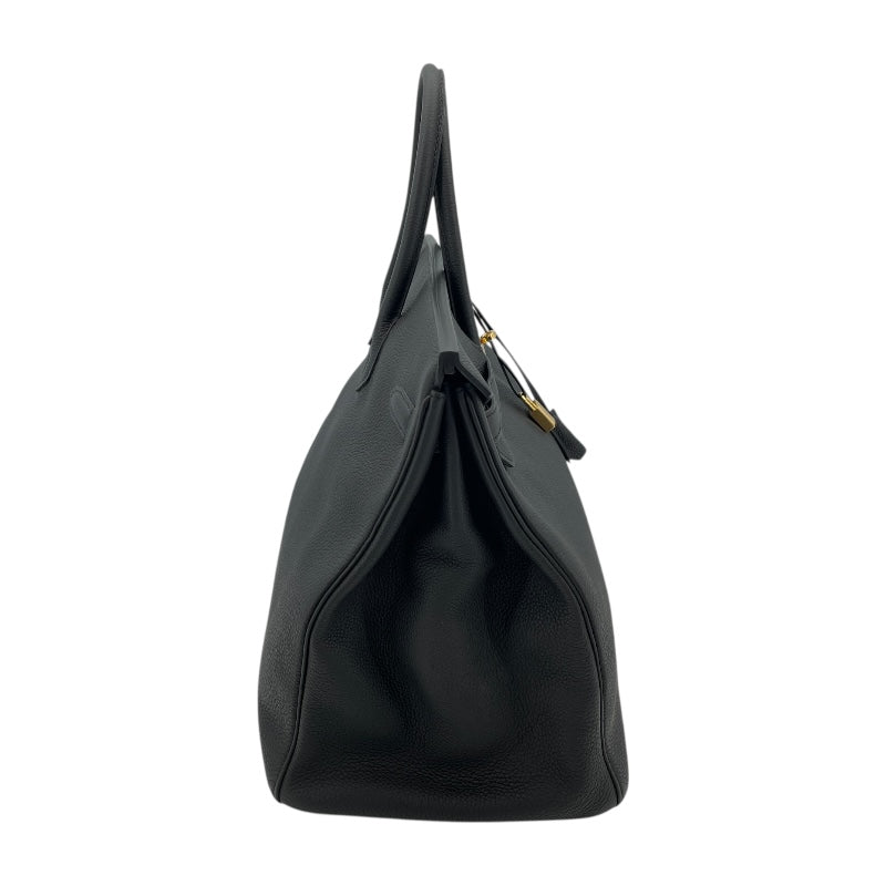 エルメス HERMES バーキン40 X刻印 (2016年製) ブラック　ゴールド金具 トゴ メンズ ハンドバッグ