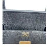 エルメス HERMES バーキン40 X刻印 (2016年製) ブラック　ゴールド金具 トゴ メンズ ハンドバッグ