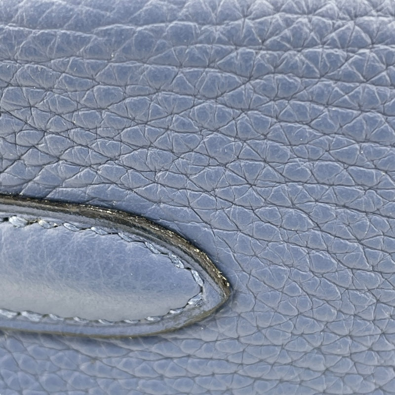 エルメス HERMES ケリー28 内縫い C刻 ブルーブライトン SV金具 トリヨン レディース ショルダーバッグ