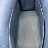 エルメス HERMES ケリー28 内縫い C刻 ブルーブライトン SV金具 トリヨン レディース ショルダーバッグ