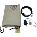 エルメス HERMES ケリー28 内縫い C刻 ブルーブライトン SV金具 トリヨン レディース ショルダーバッグ