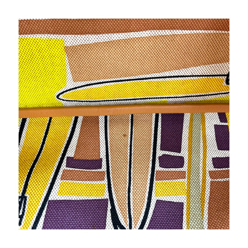 エルメス HERMES バーキン35 海とサーフとファン D刻印　(2019年製) ビーヨ トワル・トフィ　シルバー金具 トリヨンクレマンス レディース ハンドバッグ