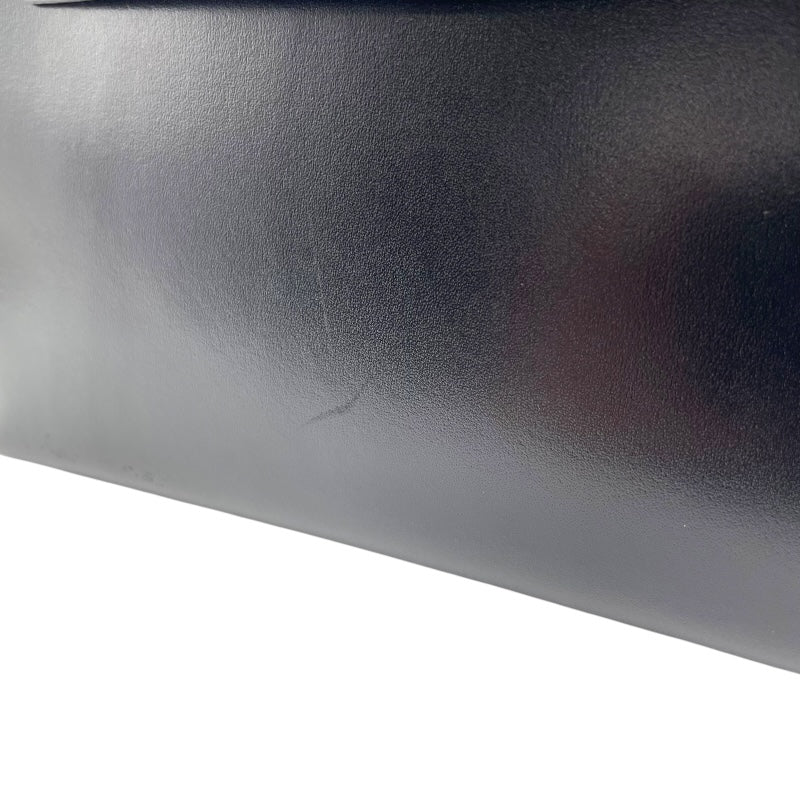 エルメス HERMES ミニケリー2 U刻印 ブラック SV金具 ボックスカーフ レディース ショルダーバッグ