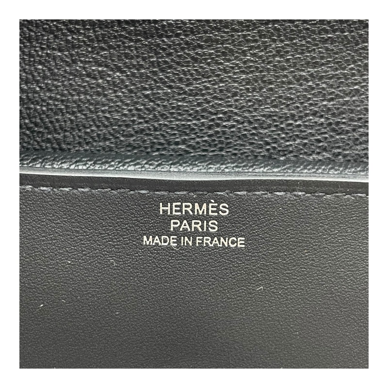 エルメス HERMES グレナンコンパクト K刻印 ブラック SV金具 スイフト ユニセックス コインケース