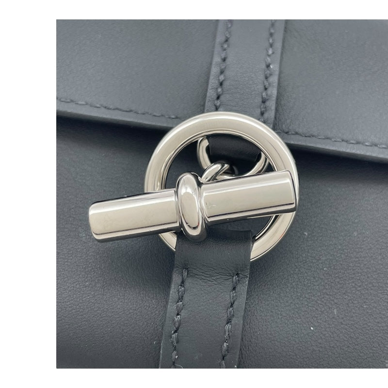 エルメス HERMES グレナンコンパクト K刻印 ブラック SV金具 スイフト ユニセックス コインケース