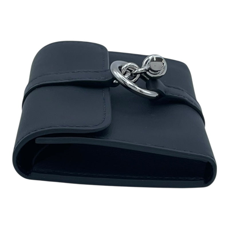 エルメス HERMES グレナンコンパクト K刻印 ブラック SV金具 スイフト ユニセックス コインケース