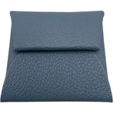 エルメス HERMES バスティア ヴェルソ W刻 ブルー シェーブル レディース コインケース