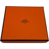 エルメス HERMES バスティア ヴェルソ W刻 ブルー シェーブル レディース コインケース