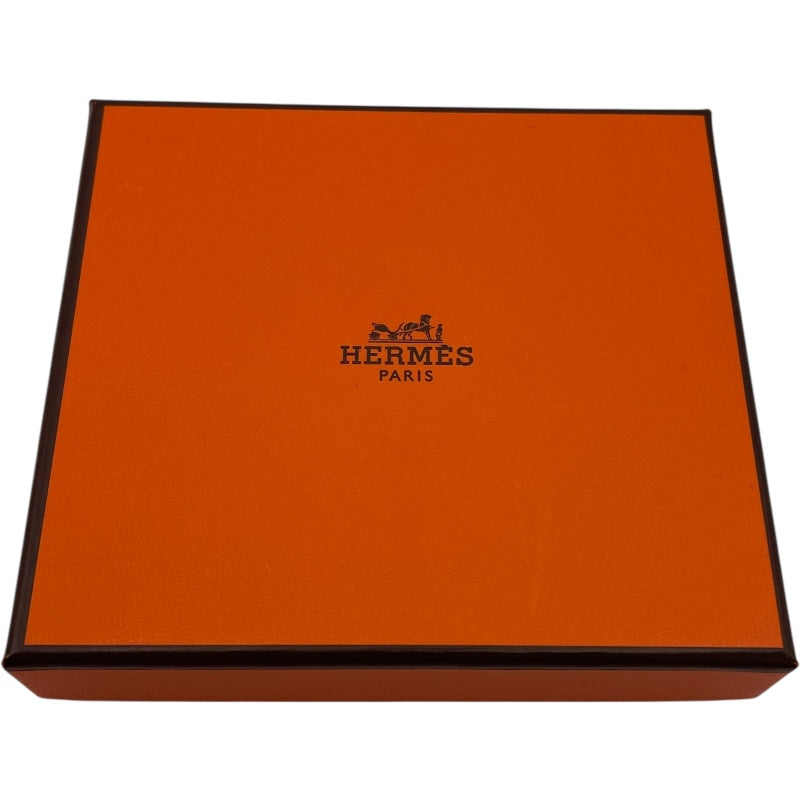 エルメス HERMES バスティア ヴェルソ W刻 ブルー シェーブル レディース コインケース