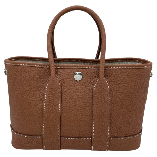 エルメス HERMES ネオガーデンパーティ23 W刻 ゴールド SV金具 ネゴンダ レディース ハンドバッグ