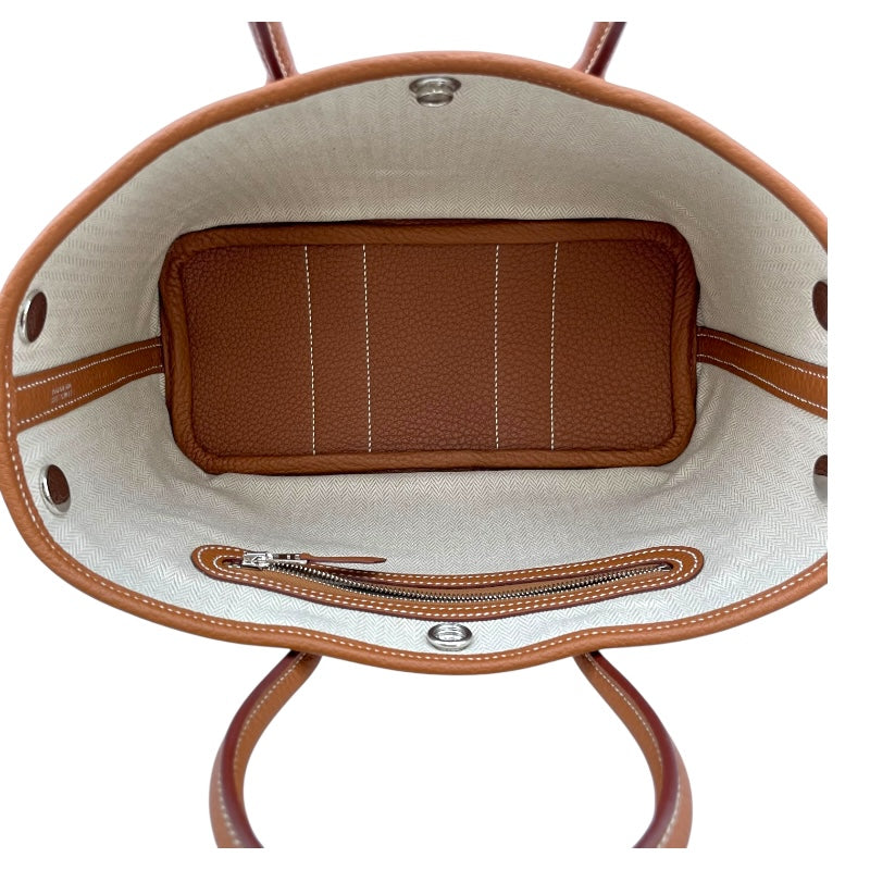 エルメス HERMES ネオガーデンパーティ23 W刻 ゴールド SV金具 ネゴンダ レディース ハンドバッグ