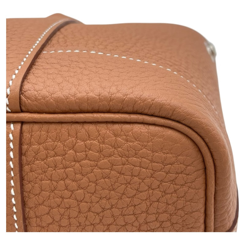 エルメス HERMES ネオガーデンパーティ23 W刻 ゴールド SV金具 ネゴンダ レディース ハンドバッグ