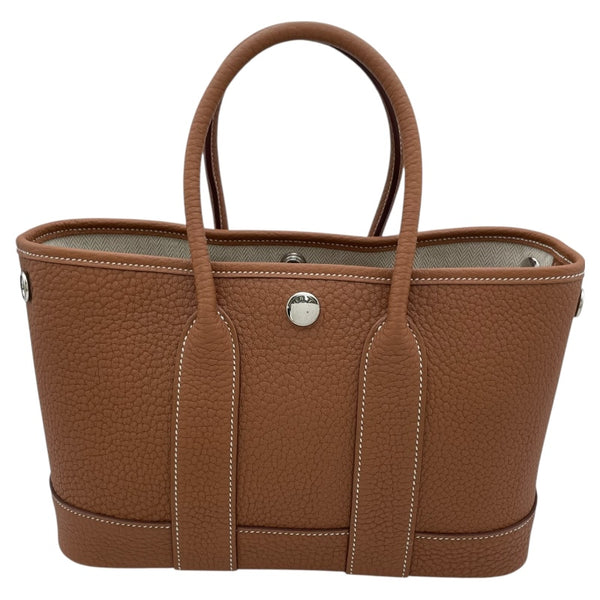 エルメス HERMES ネオガーデンパーティ23 W刻 ゴールド SV金具 ネゴンダ レディース ハンドバッグ