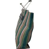 マルニ MARNI フラワーカフェストライプバッグ グリーン ピンク ナイロン レディース ハンドバッグ