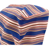 マルニ MARNI フラワーカフェストライプバッグ ブルー・ピンク ナイロン レディース その他バッグ