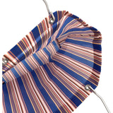 マルニ MARNI フラワーカフェストライプバッグ ブルー・ピンク ナイロン レディース その他バッグ