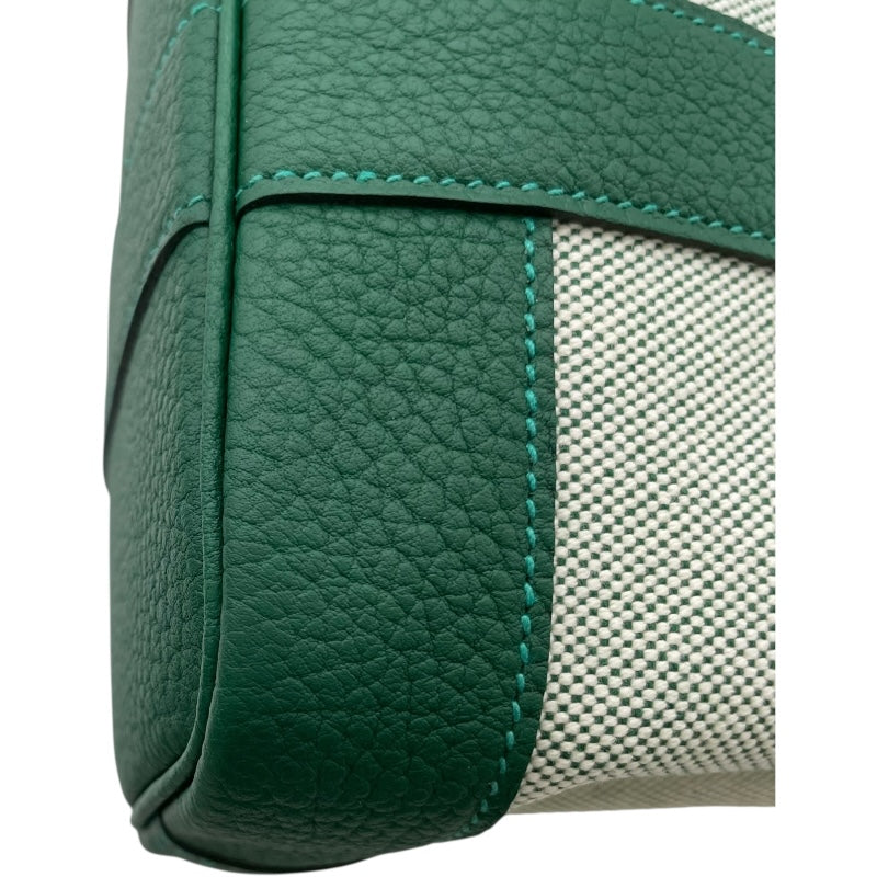 エルメス HERMES ネオガーデン23 K刻印　(2025年製) ヴェールモワイヤン　シルバー金具 ネゴンダ・トワル レディース ハンドバッグ