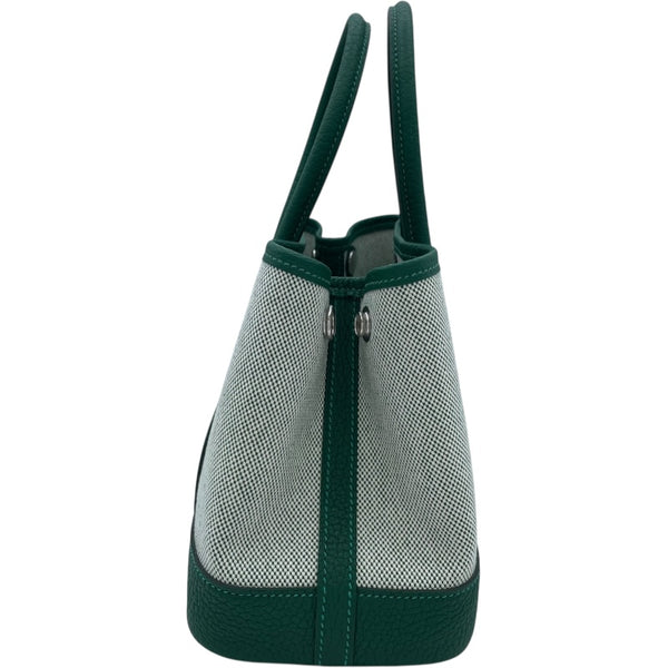 エルメス HERMES ネオガーデン23 K刻印　(2025年製) ヴェールモワイヤン　シルバー金具 ネゴンダ・トワル レディース ハンドバッグ