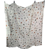 ルイ・ヴィトン LOUIS VUITTON ショールストール MP2264 アイボリー キャットモノグラム/シルク・ウール レディース ストール