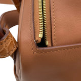 エルメス HERMES リンディミニタッチ B刻 ゴールド GD金具 スイフト アリゲーターマット レディース ショルダーバッグ