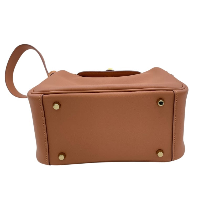 エルメス HERMES リンディミニタッチ B刻 ゴールド GD金具 スイフト アリゲーターマット レディース ショルダーバッグ