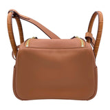 エルメス HERMES リンディミニタッチ B刻 ゴールド GD金具 スイフト アリゲーターマット レディース ショルダーバッグ