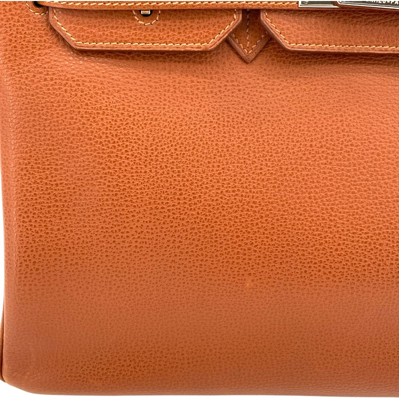 エルメス HERMES バーキン35 □J刻 ブリック SV金具 ヴァッシュリエジュ レディース ハンドバッグ