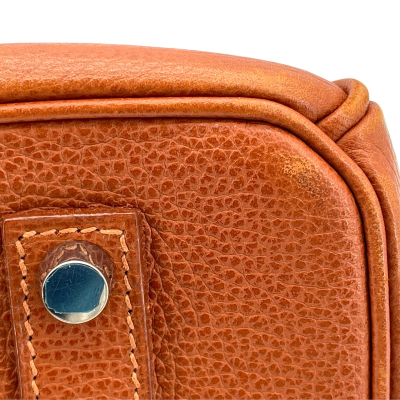 エルメス HERMES バーキン35 □J刻 ブリック SV金具 ヴァッシュリエジュ レディース ハンドバッグ